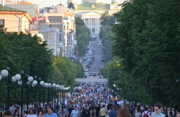 Пенза пешеходная улица Московская