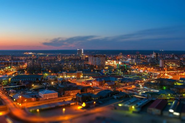 Столица Пермь ночью