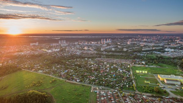 Липецк с птичьего полета