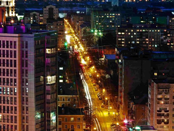 Ночная Пермь