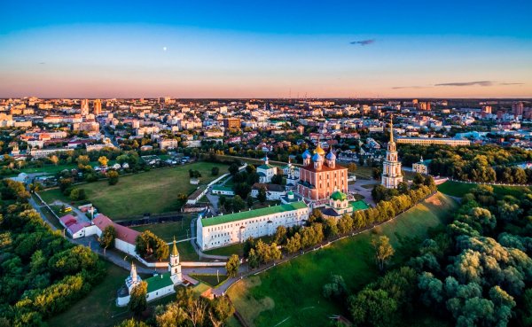 Рязань с высоты птичьего полета