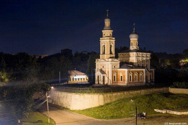 Ночные храмы Серпухов