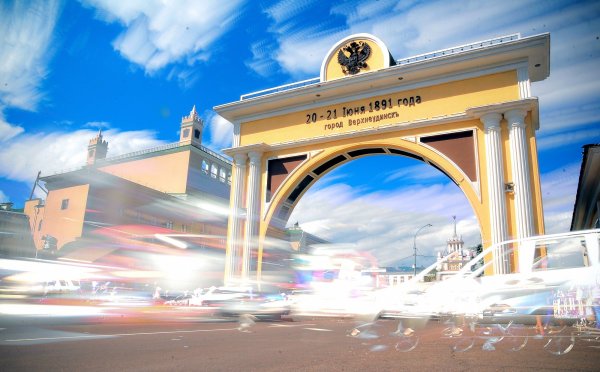 Арка Улан-Удэ рисунок