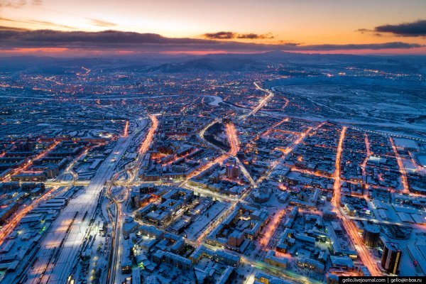 Улан-Удэ с высоты птичьего полета