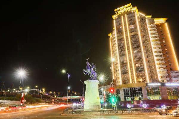 Ночной Улан-Удэ