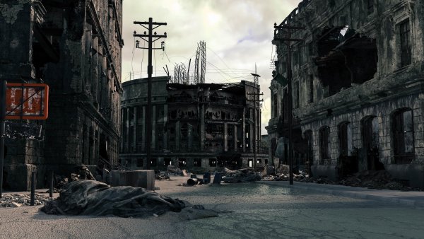 Руины города