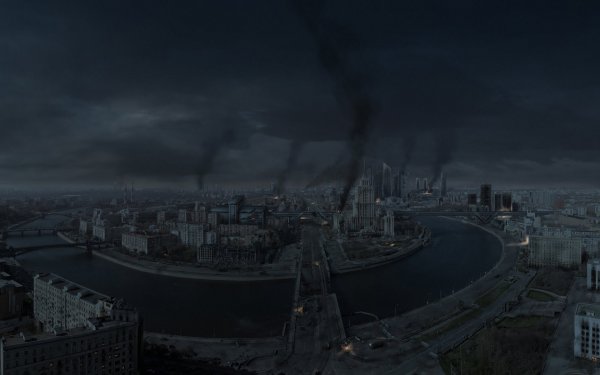 Мрачный российский город