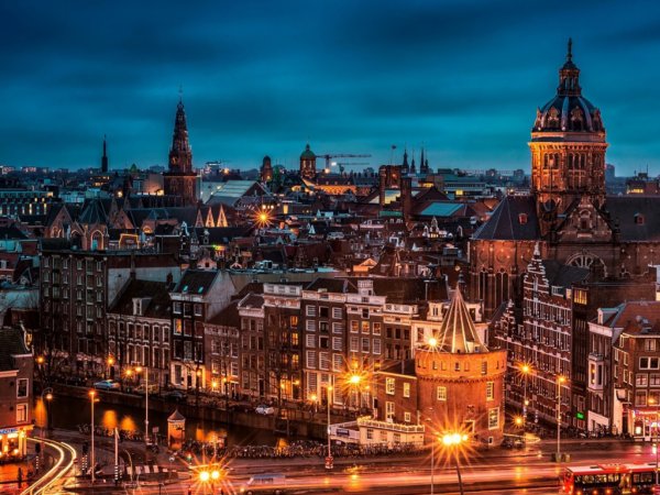 Ночная Европа