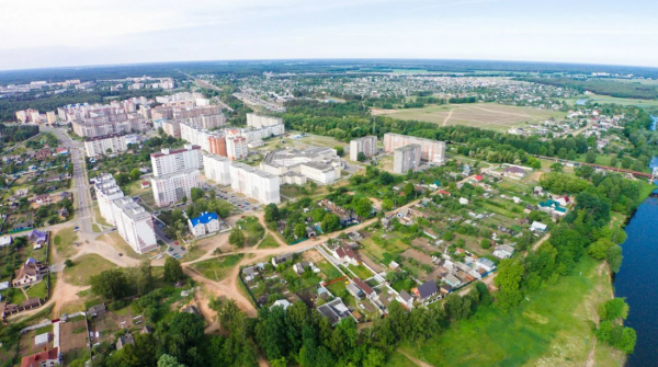 Светлогорск с высоты птичьего полета