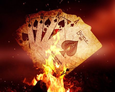 Обои на телефон горящие карты