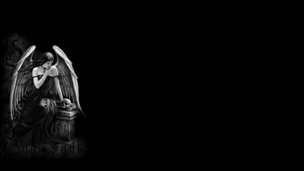 Черный Готический фон