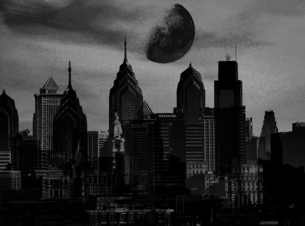 Темный город арт