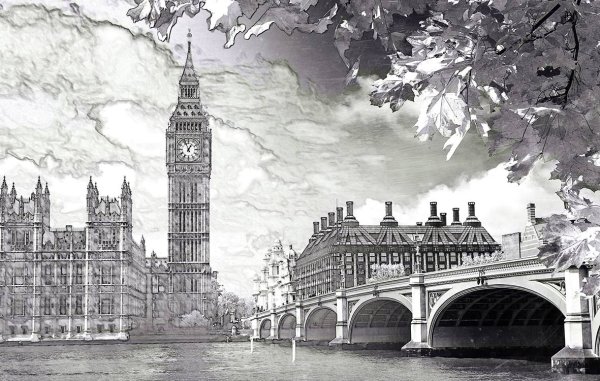 Черно белые картины