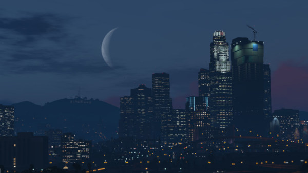 Ночной Лос Сантос GTA 5