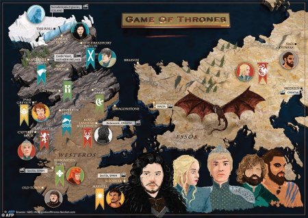 Карты game of Thrones