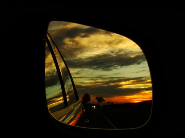 Вид из окна машины