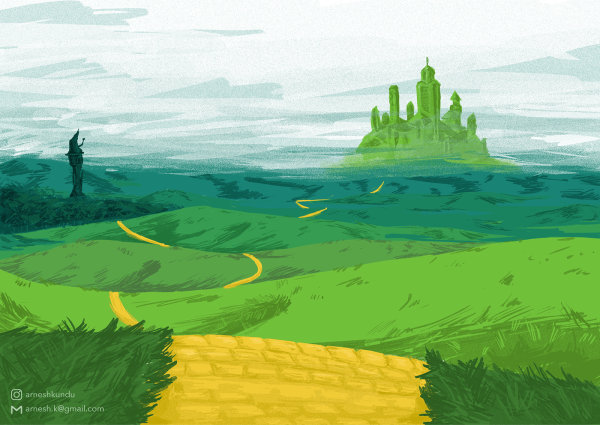 Дорога из жёлтого кирпича волшебник изумрудного города