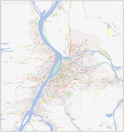 Астрахань на карте