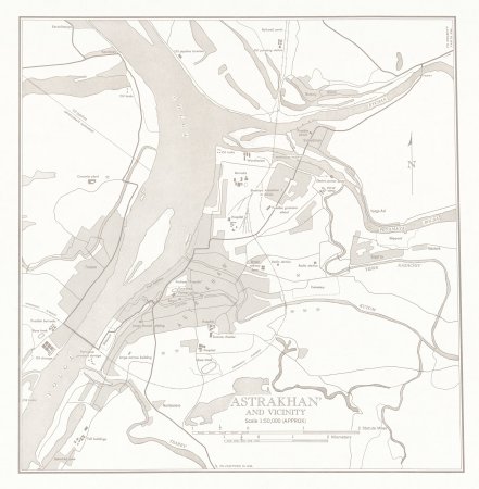 Карта центра Астрахани