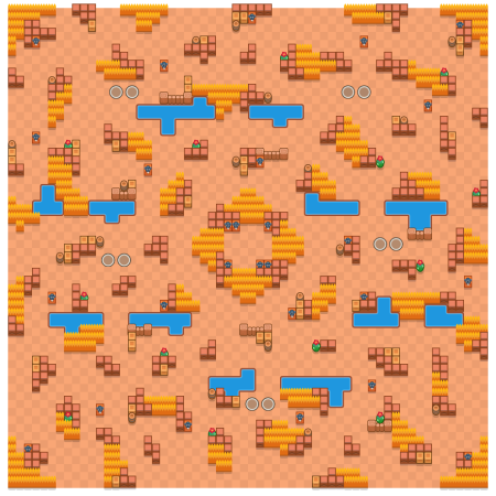 Карта в БРАВЛ старс столкновение