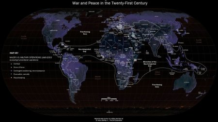 Карта мира темная