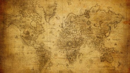 Старинная карта фон