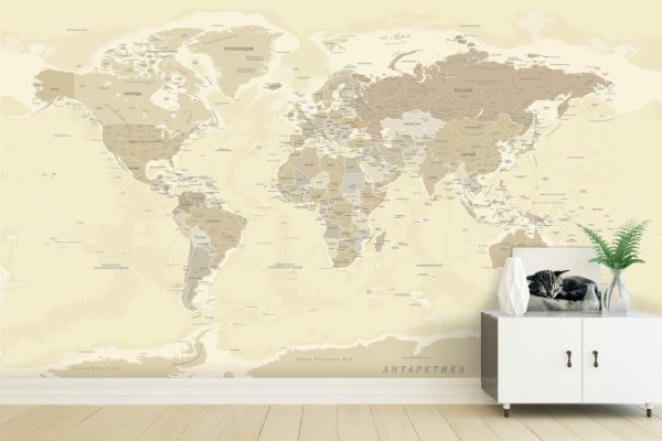 Обои карта мира