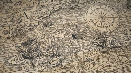 Старинная карта