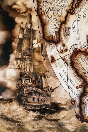 Старинная карта