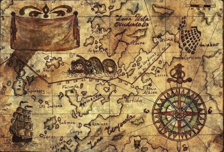 Старые пиратские карты