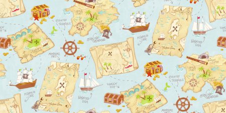 Пиратская карта фон