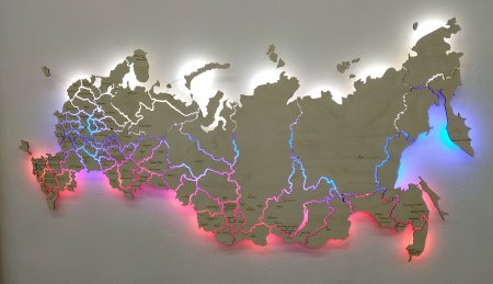 Карта России 3в