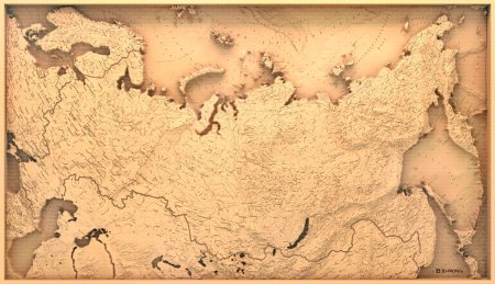 Карта России фон