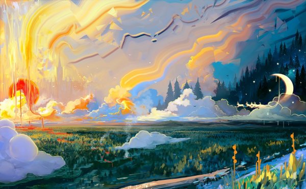 Сказочный пейзаж