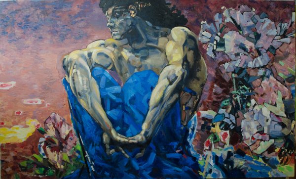 М А Врубель демон сидящий