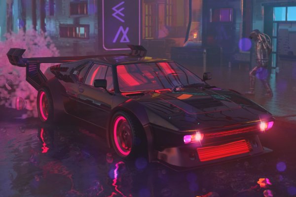 Cyberpunk 2077 машина Мустанг