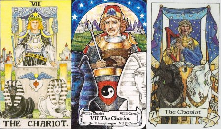 Старший Аркан 7 Таро колесница