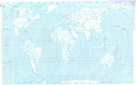 Политическая карта мира контурная карта 10 класс для печати