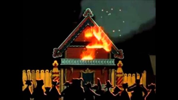 Кошкин дом мультфильм пожарные