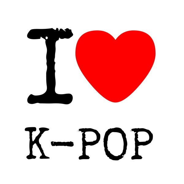 I Love k-Pop значок