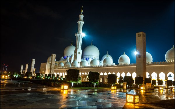 Ночной Абу Даби