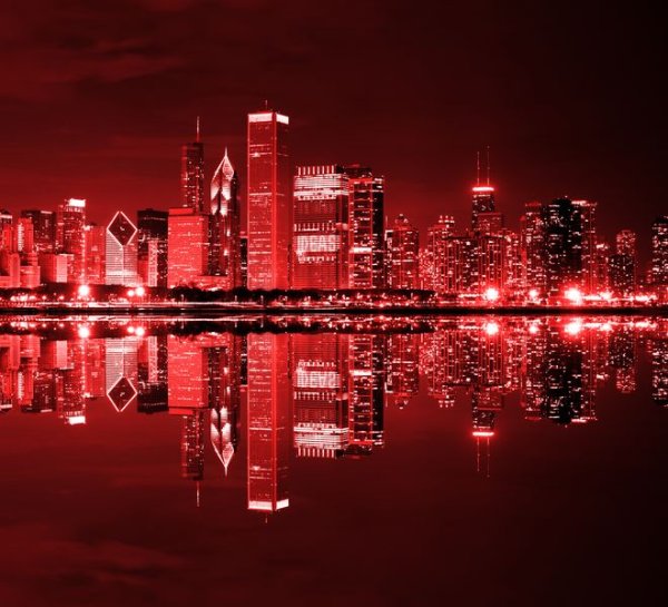 Город в Красном цвете
