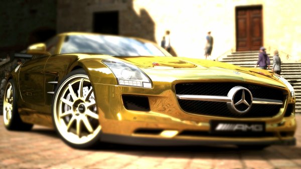 Mercedes Benz AMG Gold