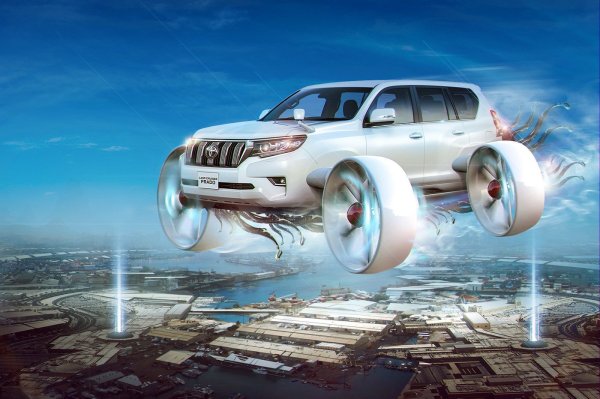 Toyota летающий автомобиль