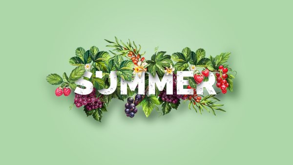 Summer надпись