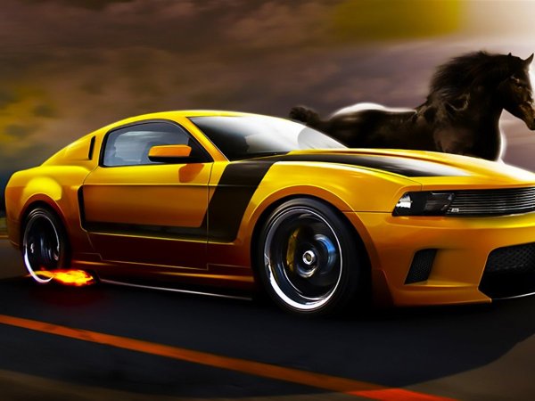 Форд Мустанг 900 лошадиных сил