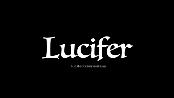 Надпись Люцифер красивая