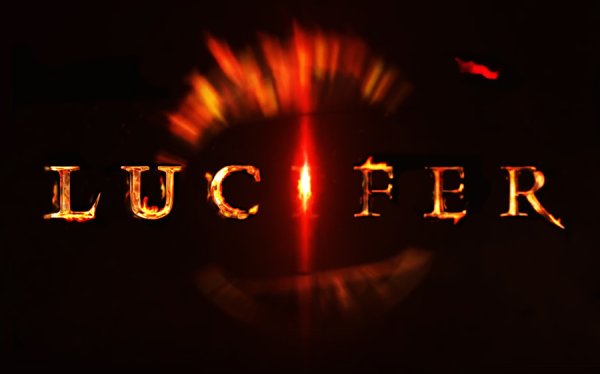 Надпись Люцифер красивая