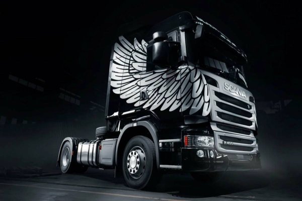 Scania r400 Black Griffin
