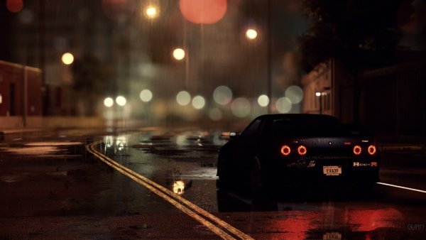 Дрифт ночью